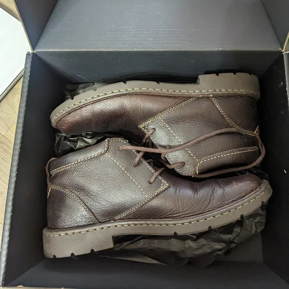 Clarks | Shoes | Clarks Men Boots Dark Brown Size 9 | Poshmark display picture 1
